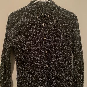 Club Monaco Floral Button Down Shirt